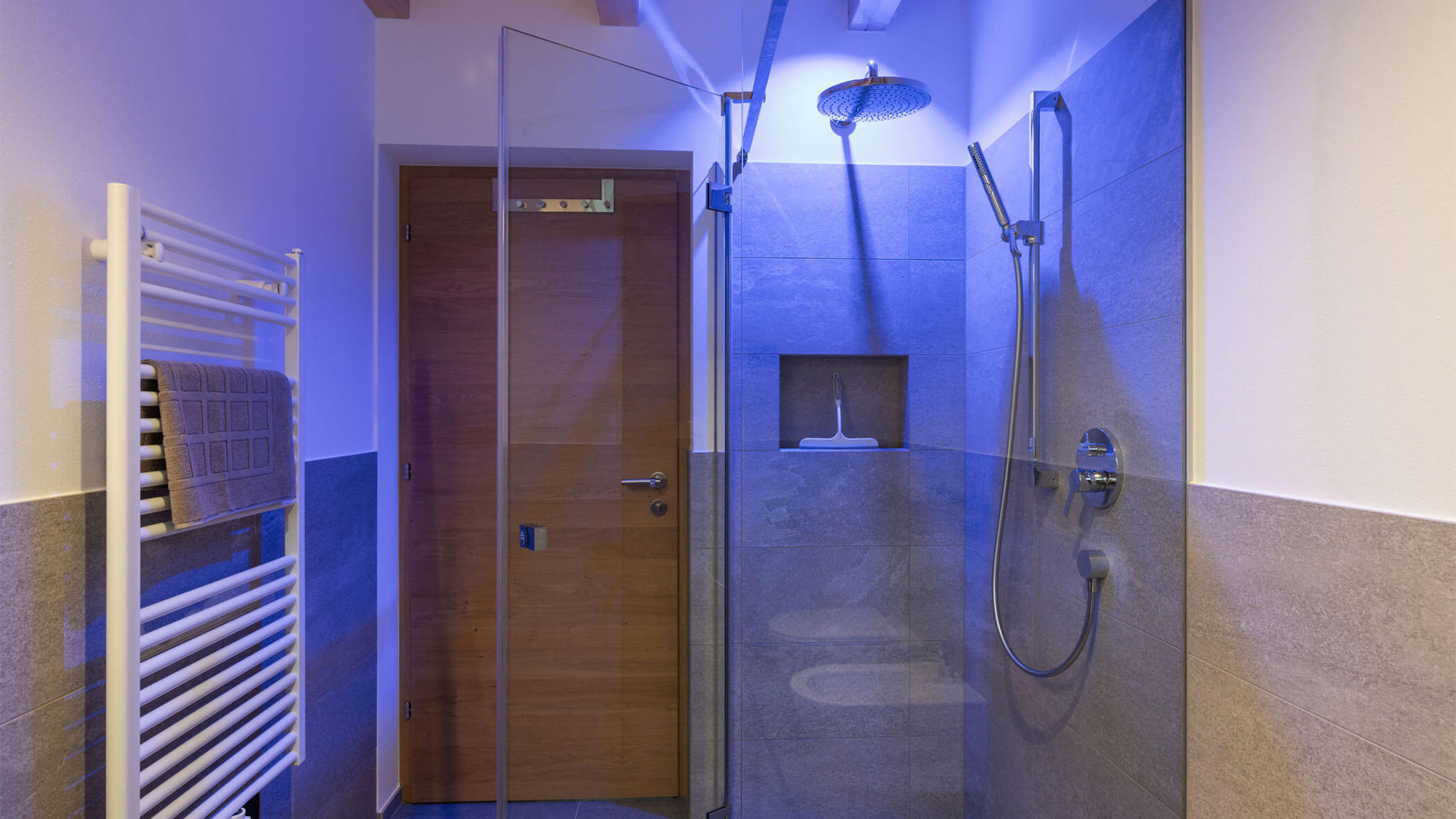 Shower with Led light
