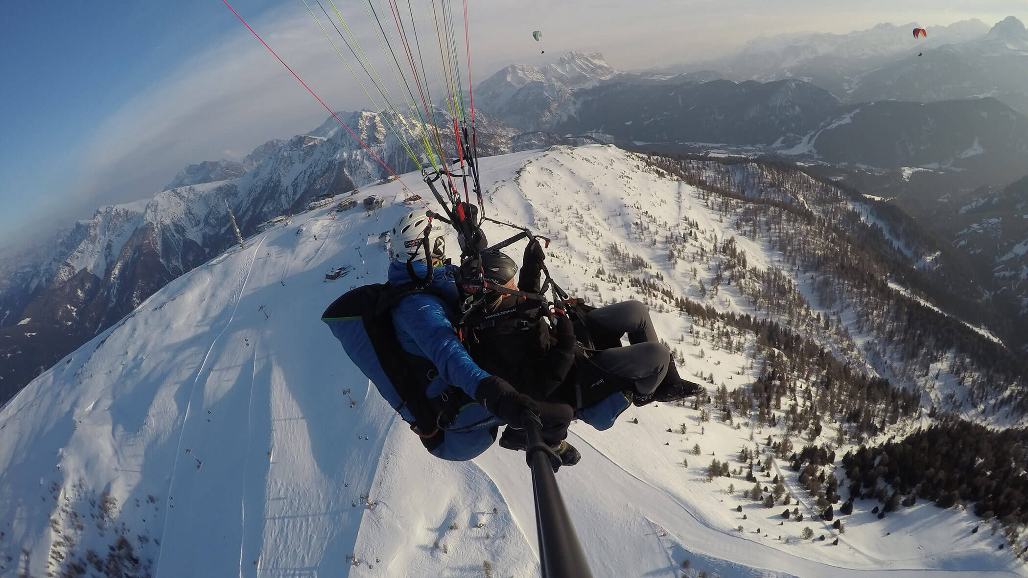 Parapendio a Plan de Corones