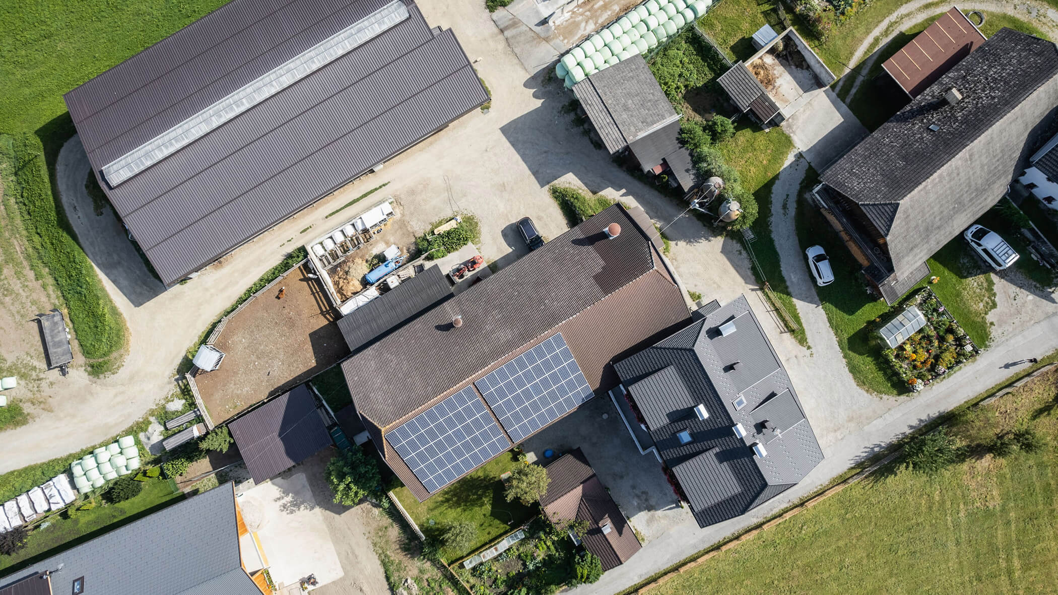 Mittermairhof vista dall'alto