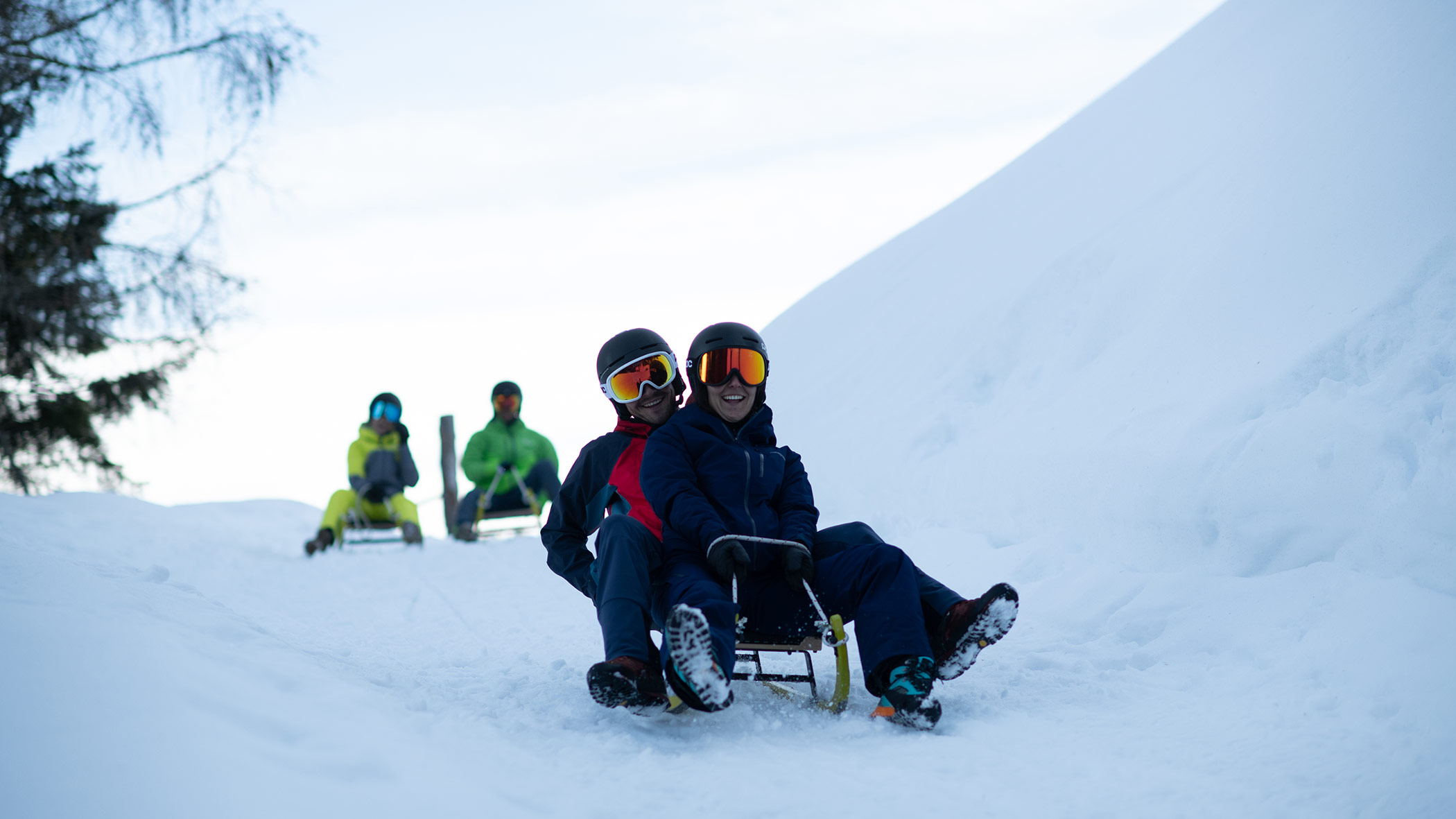 Divertimento in slitta