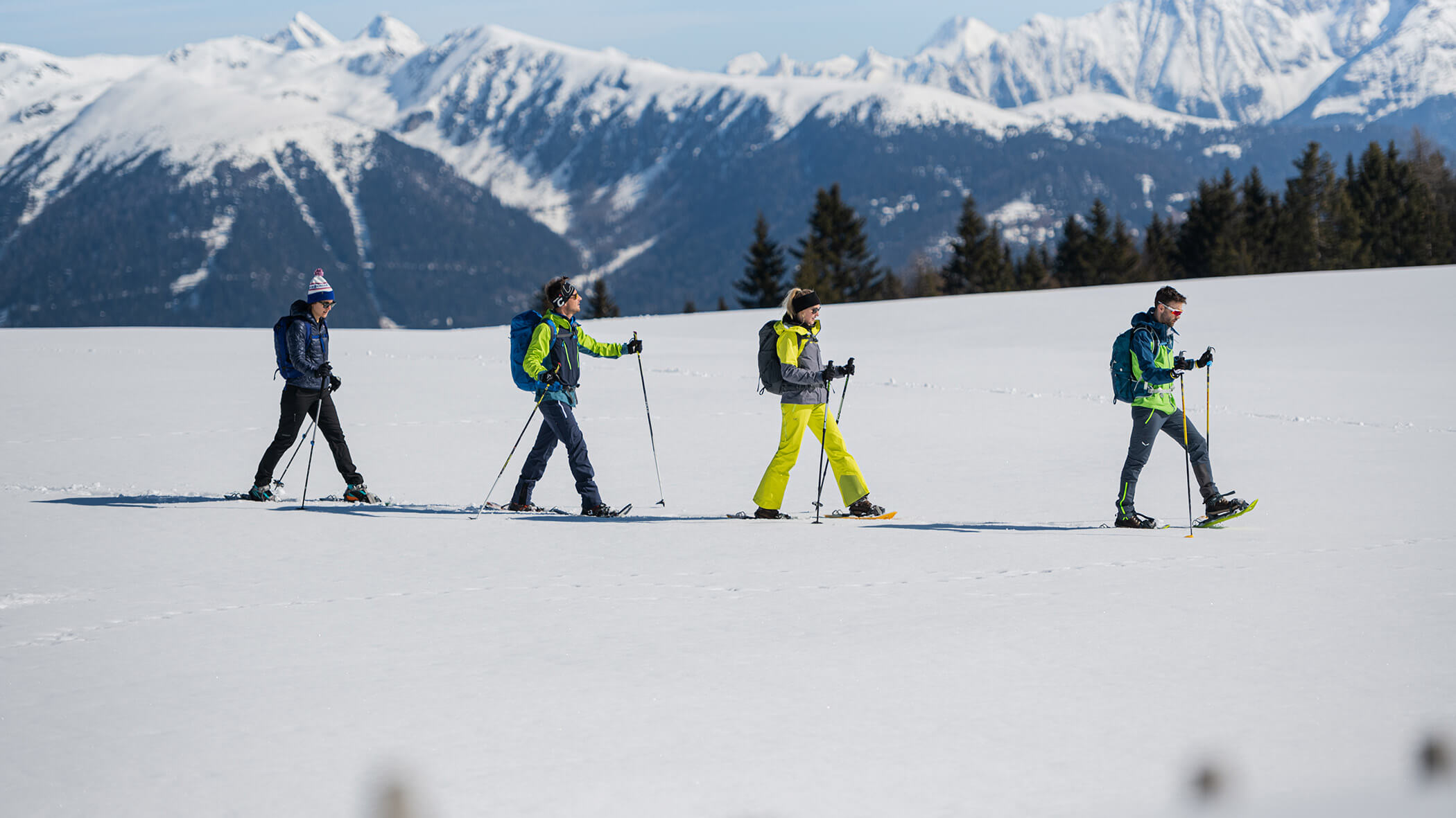 Escursioni con le ciaspole a Plan de Corones
